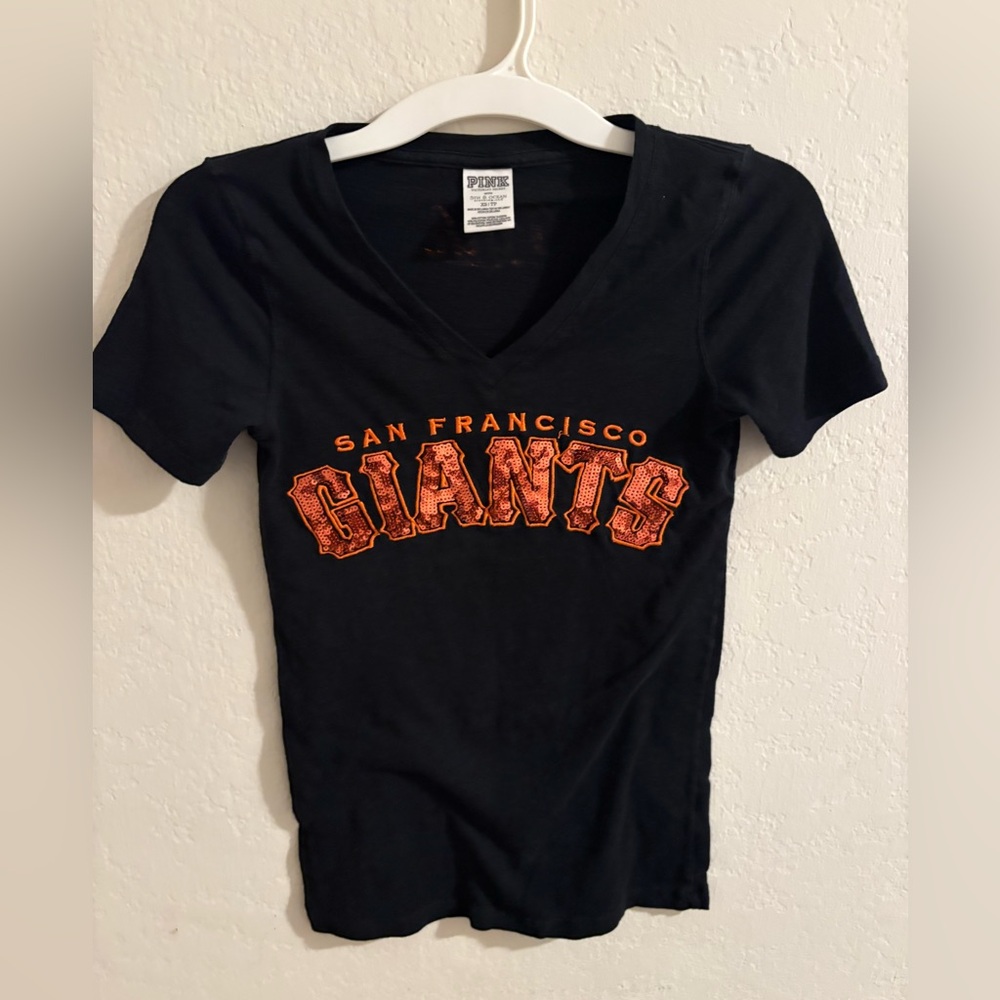Victoria's Secret Pink San Francisco Giants Sequins Tee